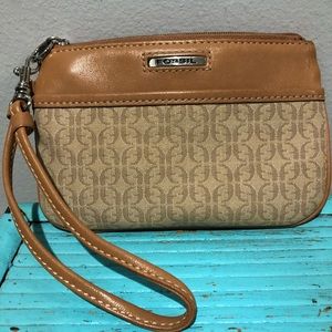 Fossil Wristlet F Logo Allover